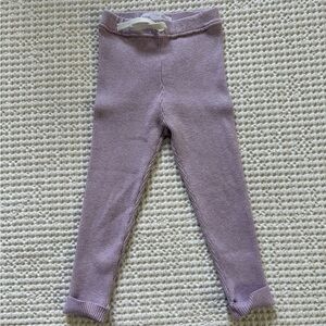 Purple Knit ZARA Pants
